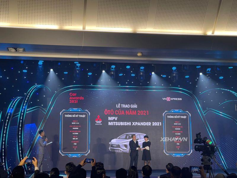 XPANDER XUẤT SẮC ẴM GIẢI MẪU XE MPV CÙA NĂM 2021